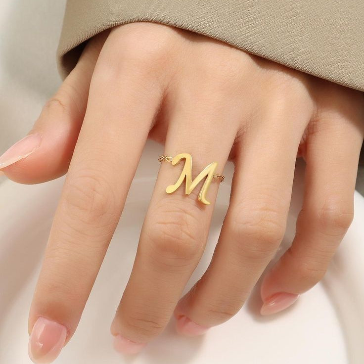 Personalized Initials Ring Collection