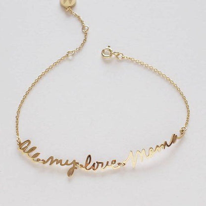 Personalized Bracelet for Two or Three Names (Specially For Family)