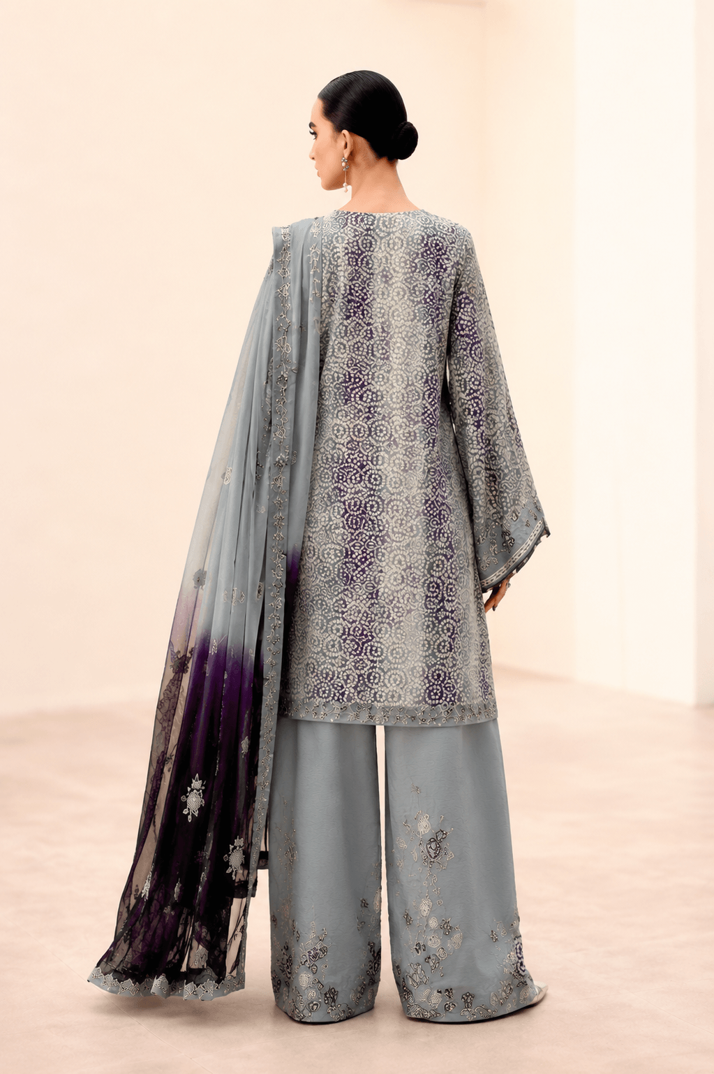 Maria.B. Lavender Mist — 3-Piece Digital Print Lawn Suit - Image 3